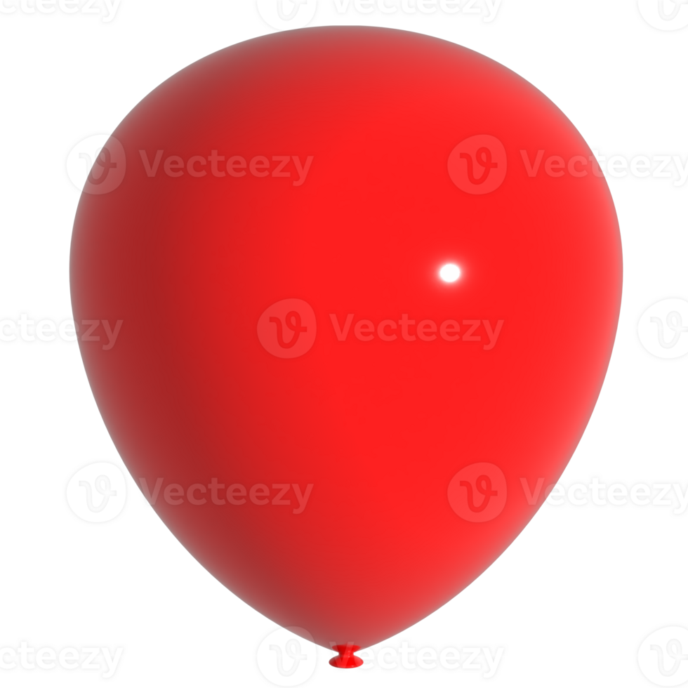 Glossy red balloon 3d 26803641 PNG