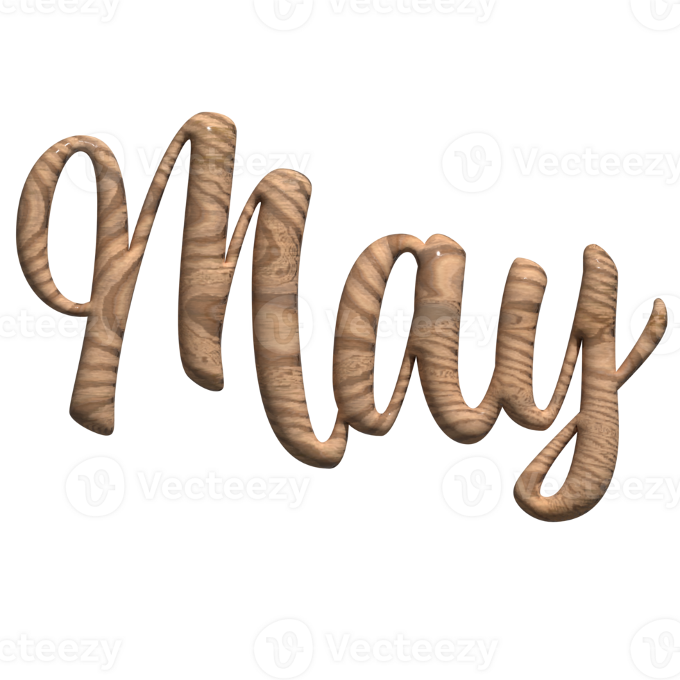 May monthly 3d png