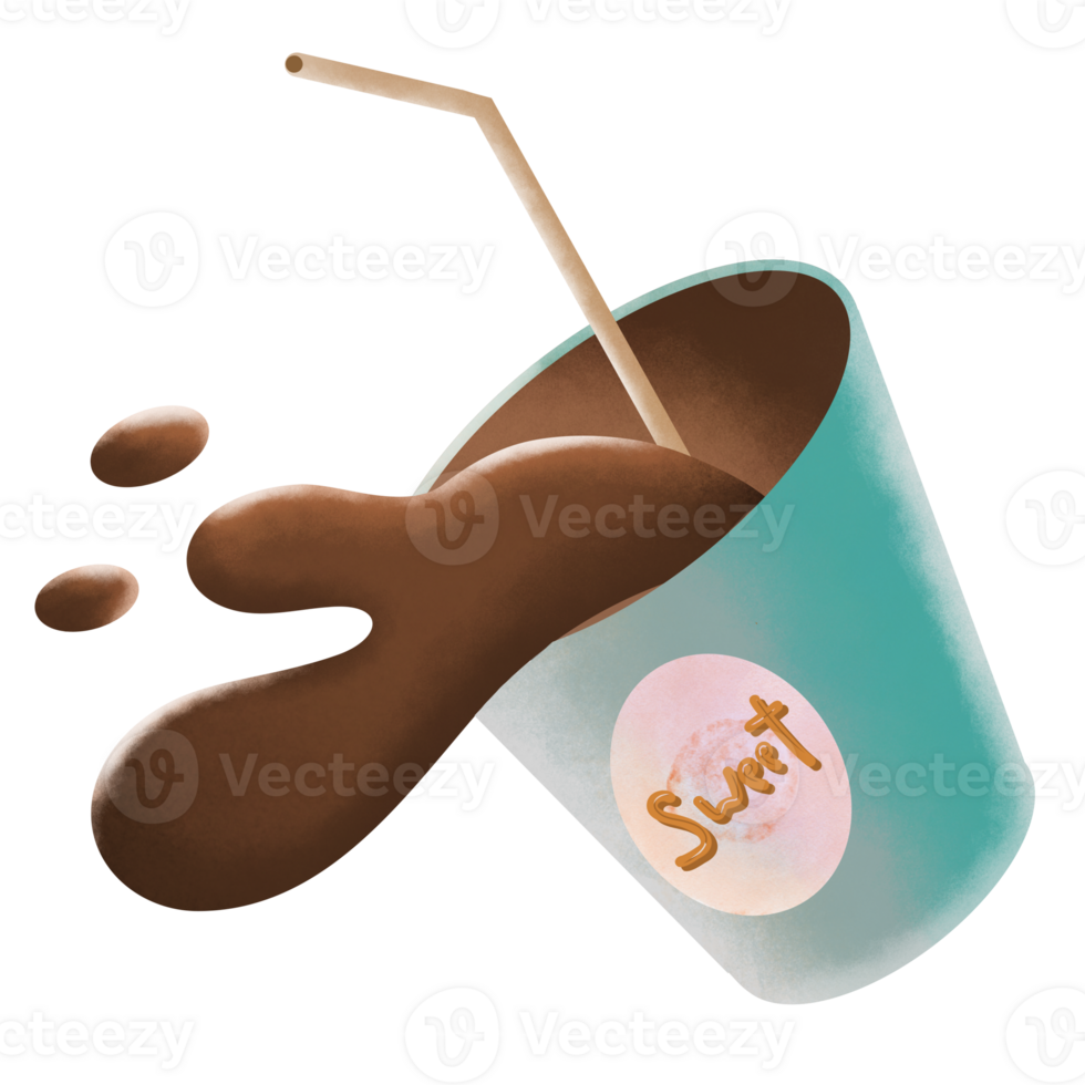 Chocolate milk drawing png