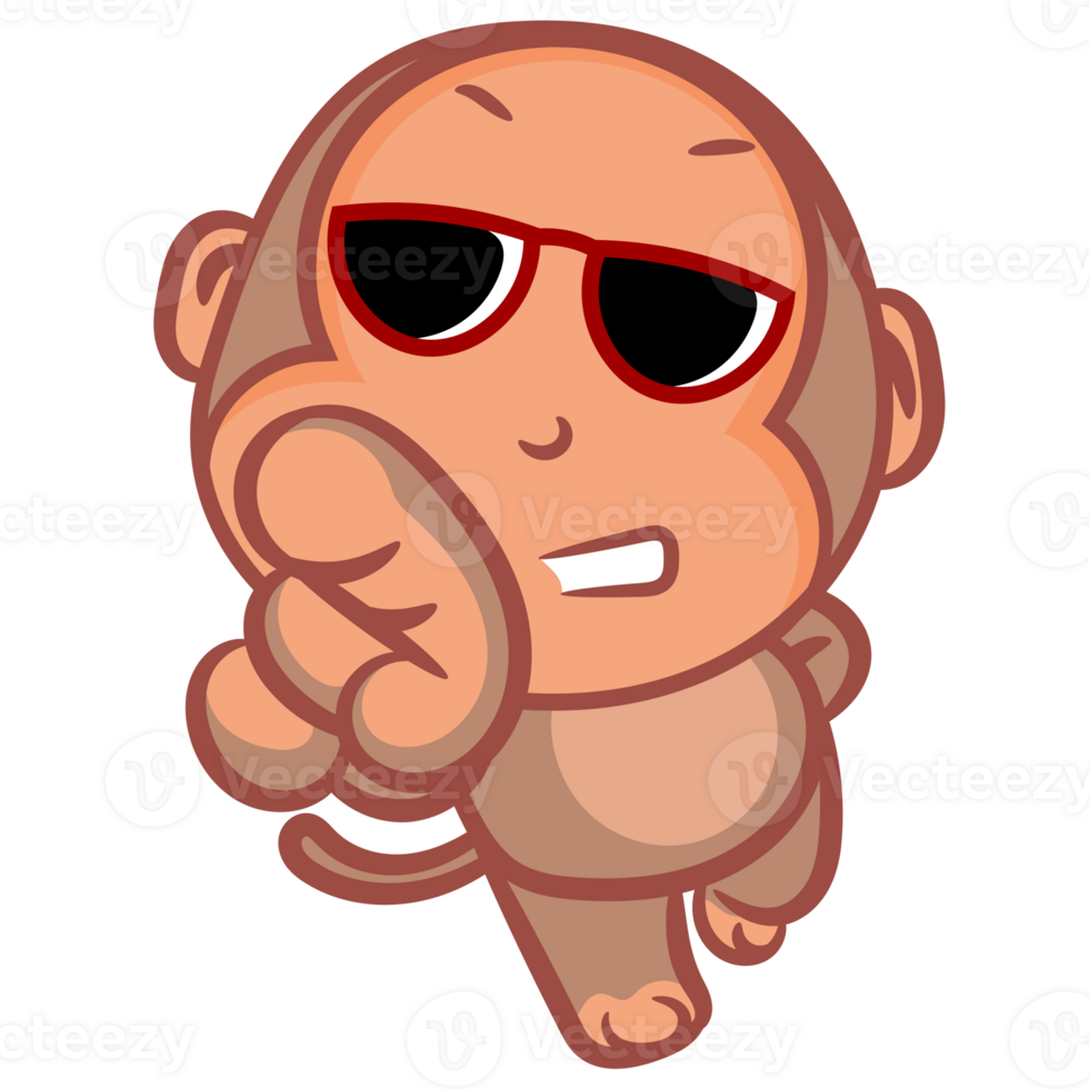 Monkey I seriously gesture png