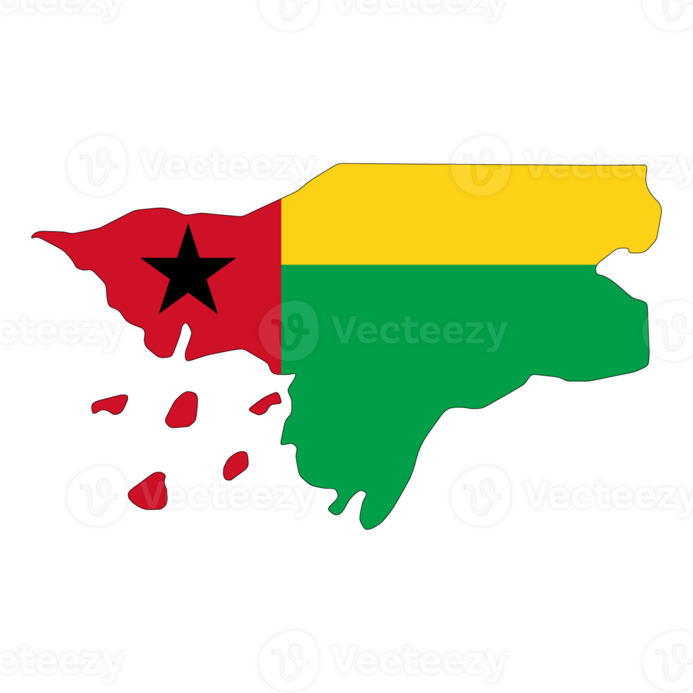 Guinea Bissau Flag - PNG