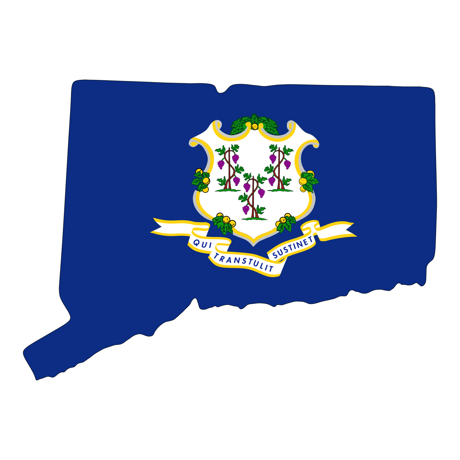 Connecticut flag state of america 26804011 png