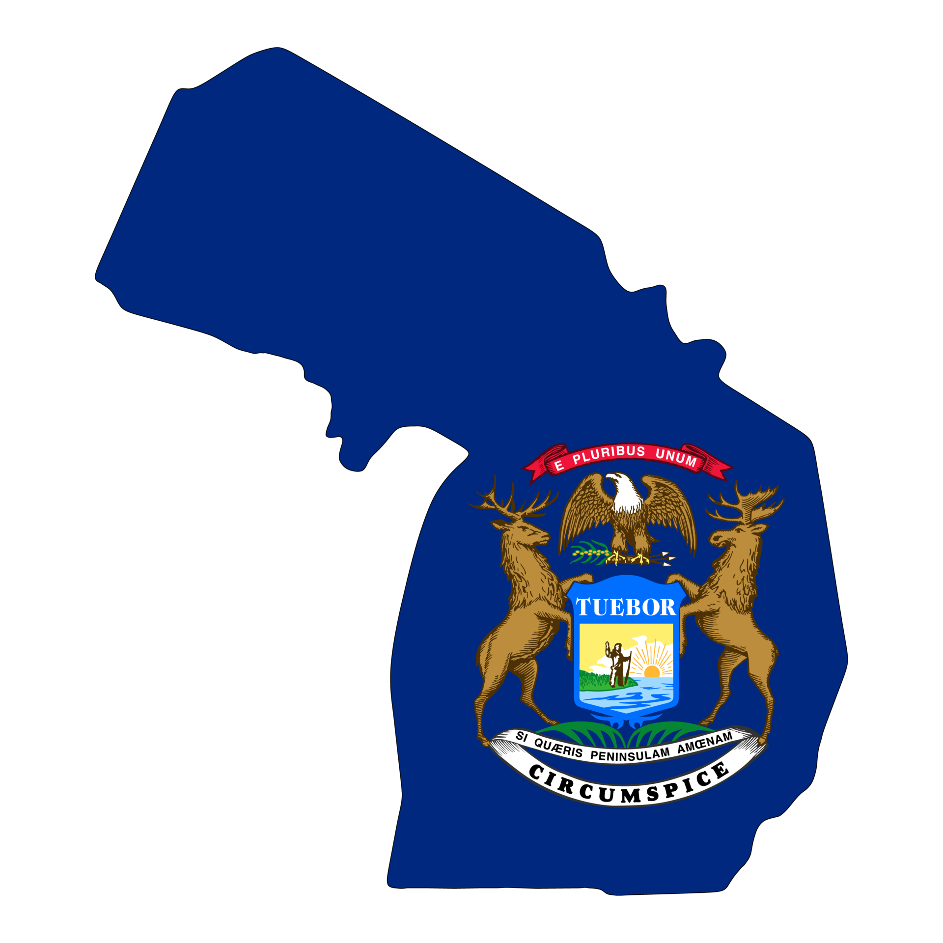 Michigan Flag State of America 26804023 PNG