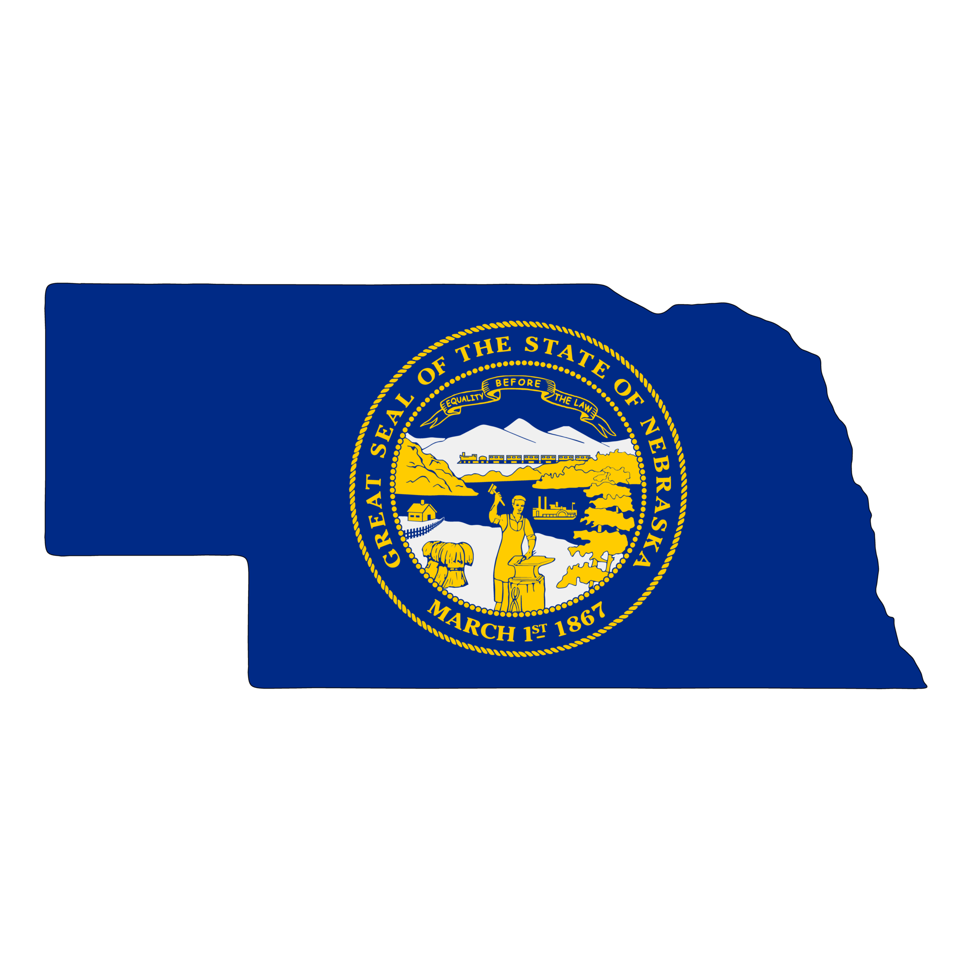 nebraska-flag-state-of-america-26804031-png