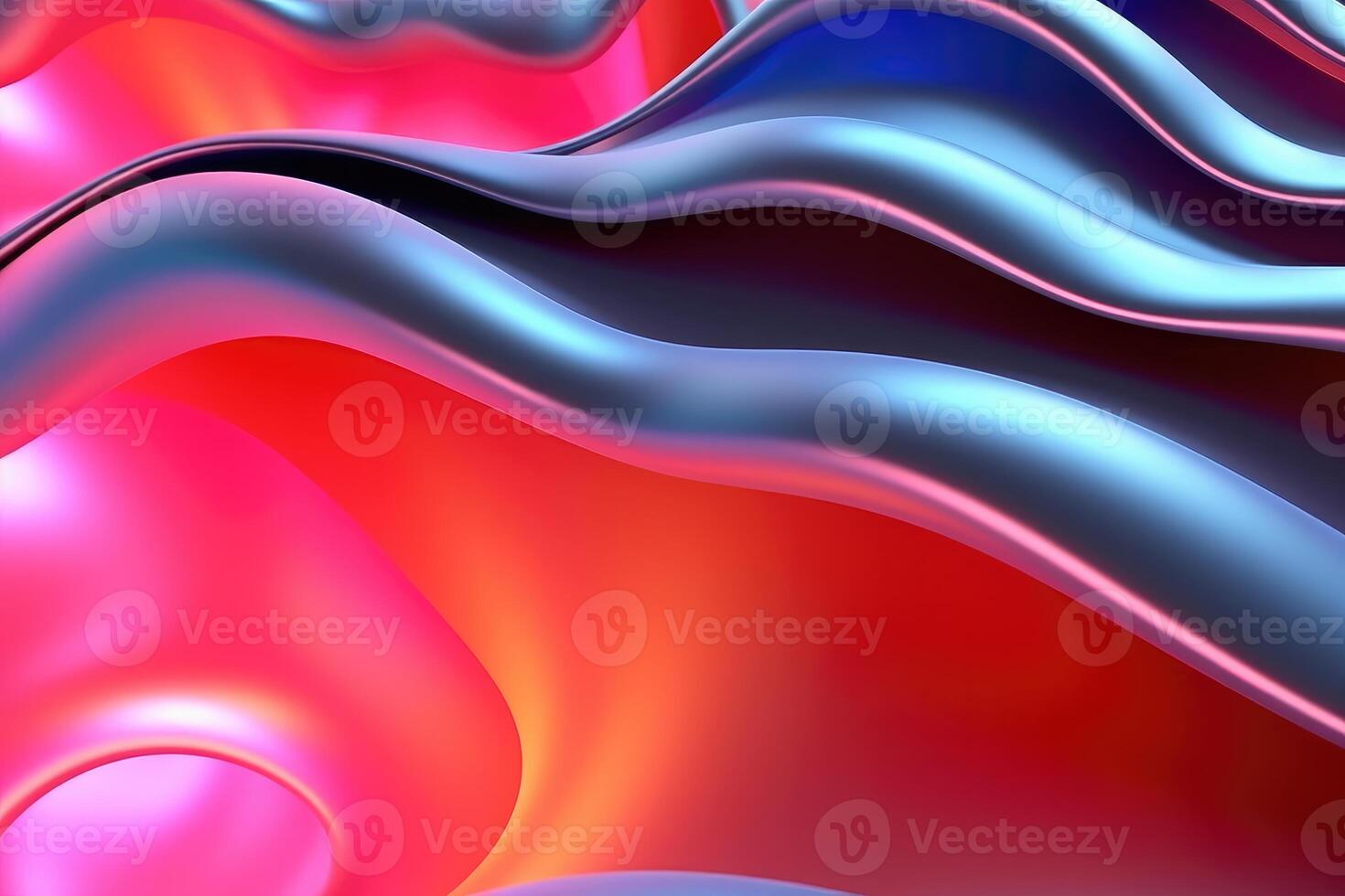 3D Abstract colorful high technology background. photo