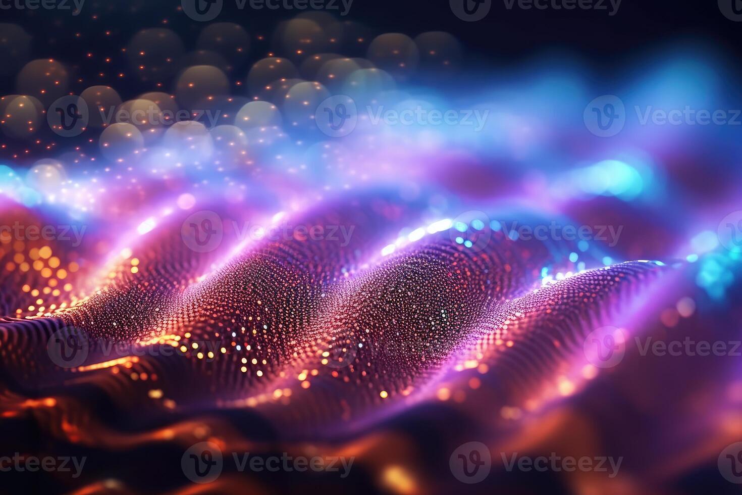A close - up photo that visually represents the concept of a technology digital wave background.