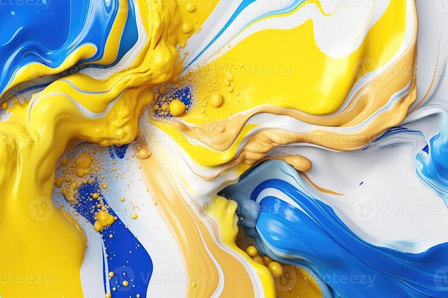Abstract wavy colorful background. photo