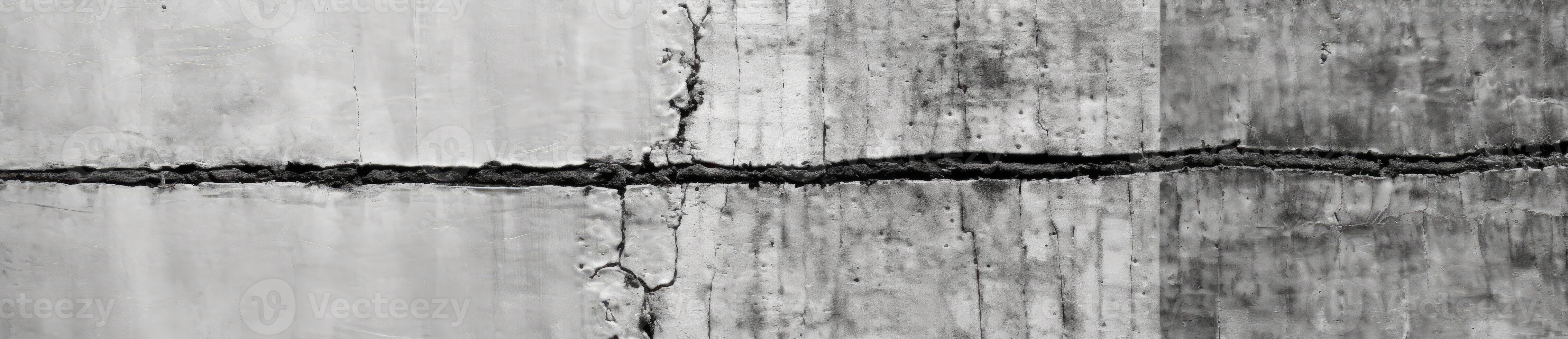 Black and white crack and canvas texture background. photo