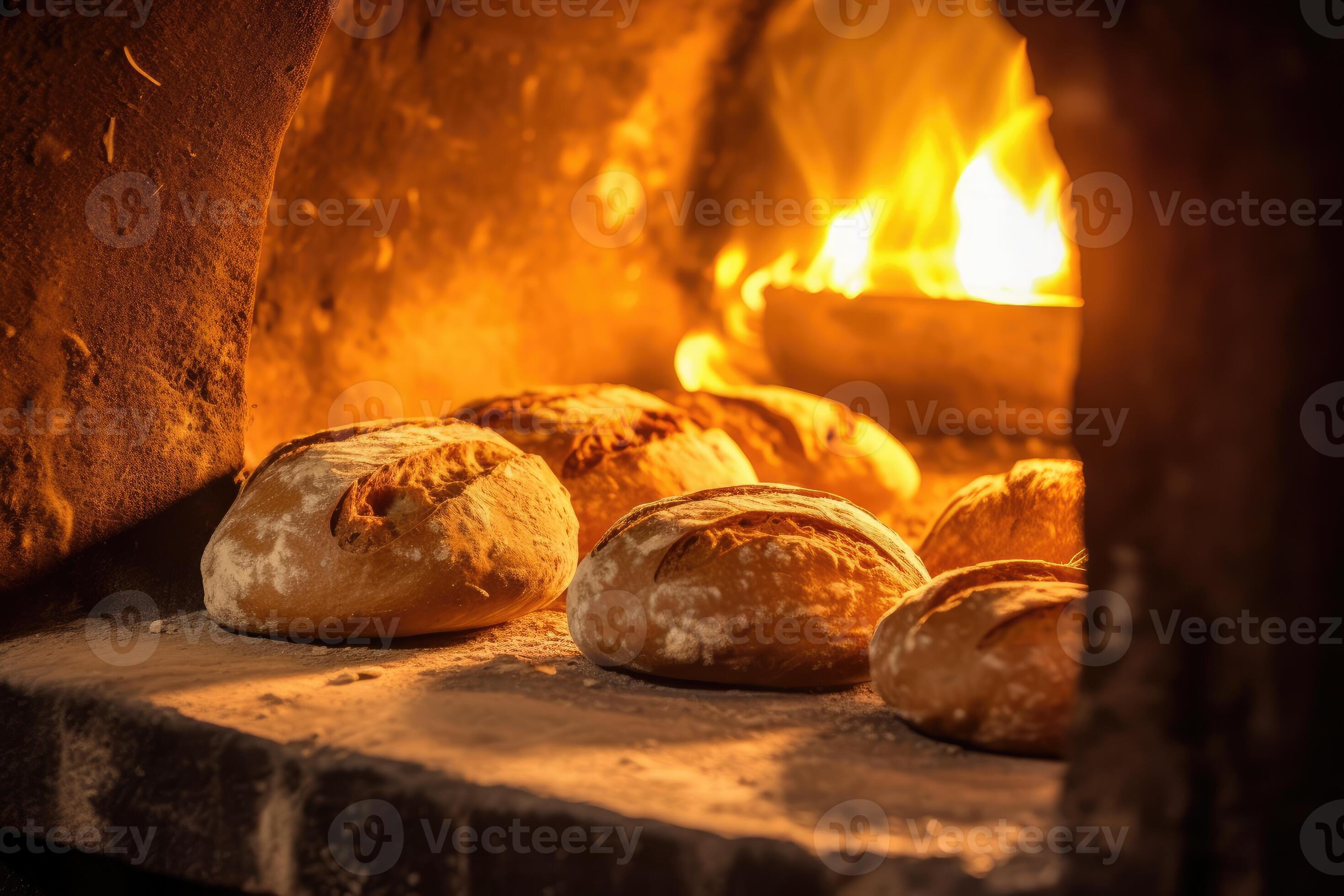 The glowing warmth of a traditional bread oven. 26807622 Stock Photo at Vecteezy