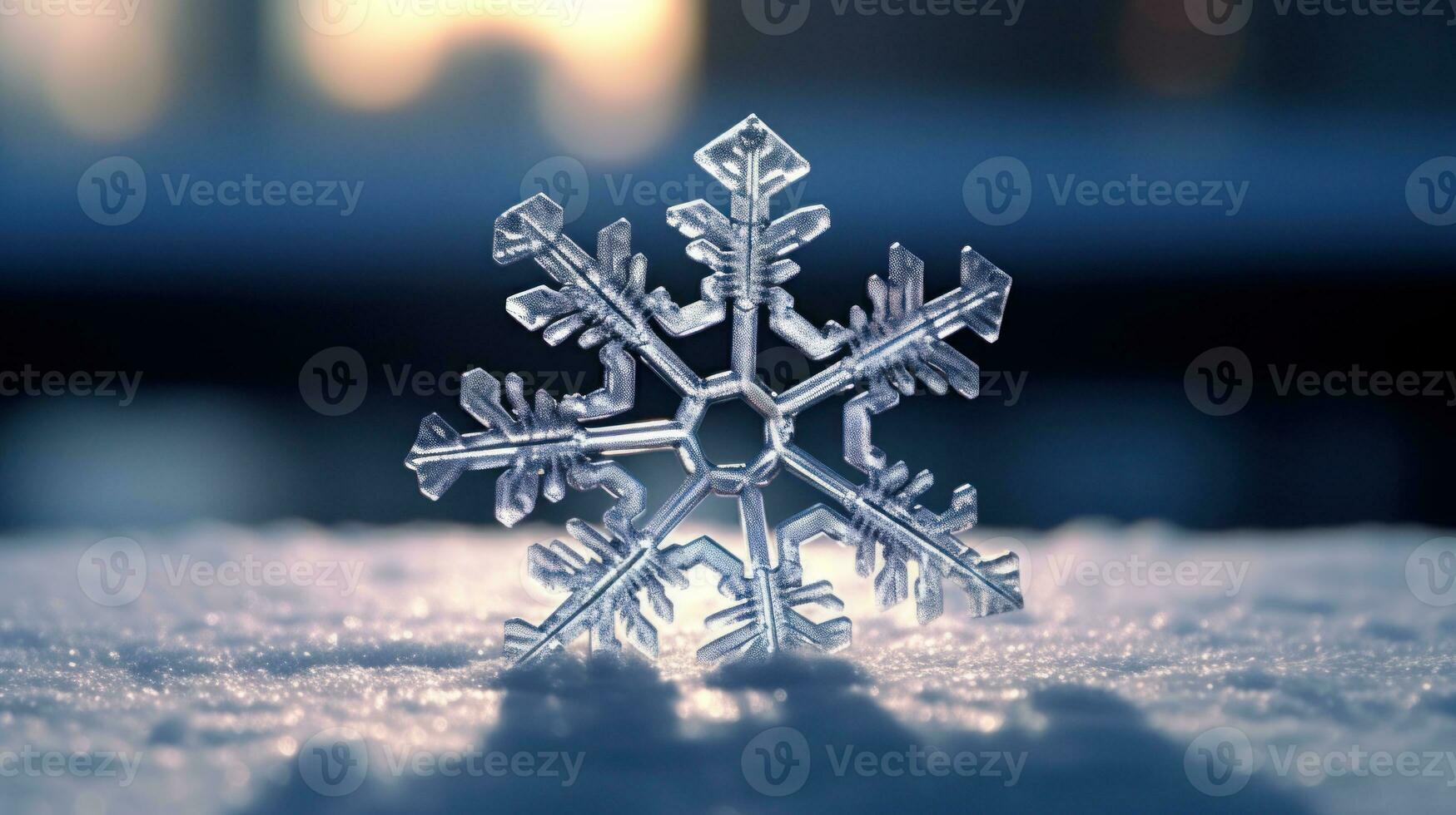 close-up photo of snowflakes