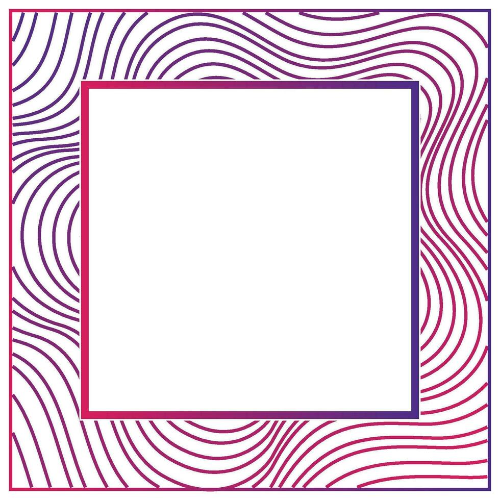 abstract shape frame vector illustration