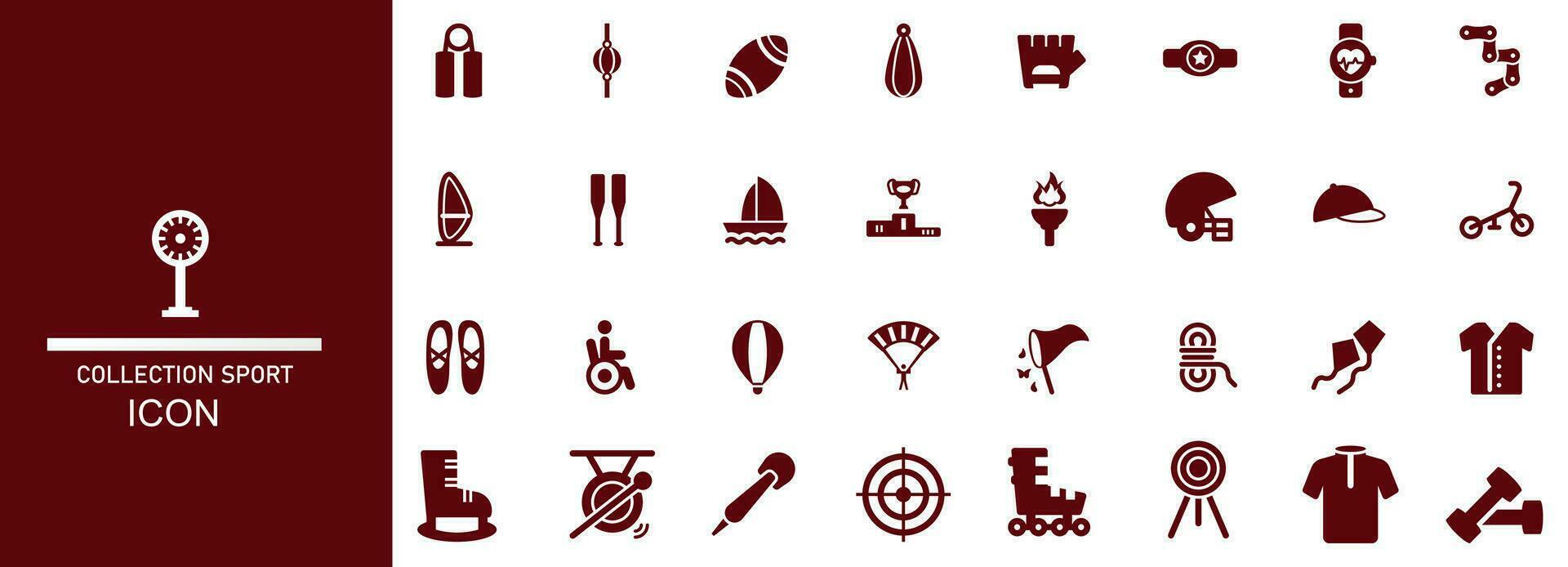 icon sports. sports vector. isolated dark red baground. editable stroke. web icon.eps vector