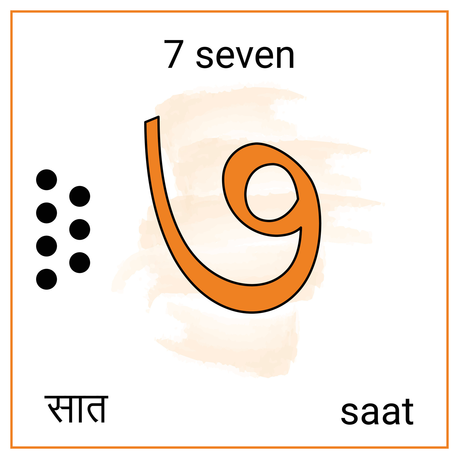 7-seven-number-hindi-and-english-language-learning-26813016-vector-art