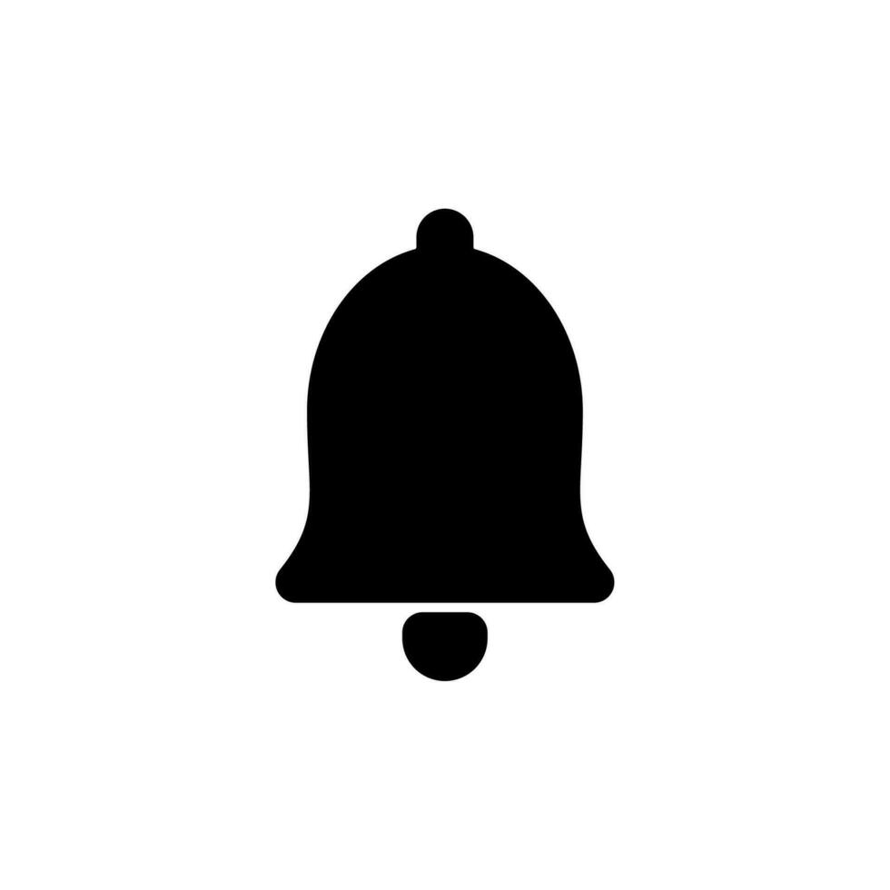 Notification bell icon set. Vector icon