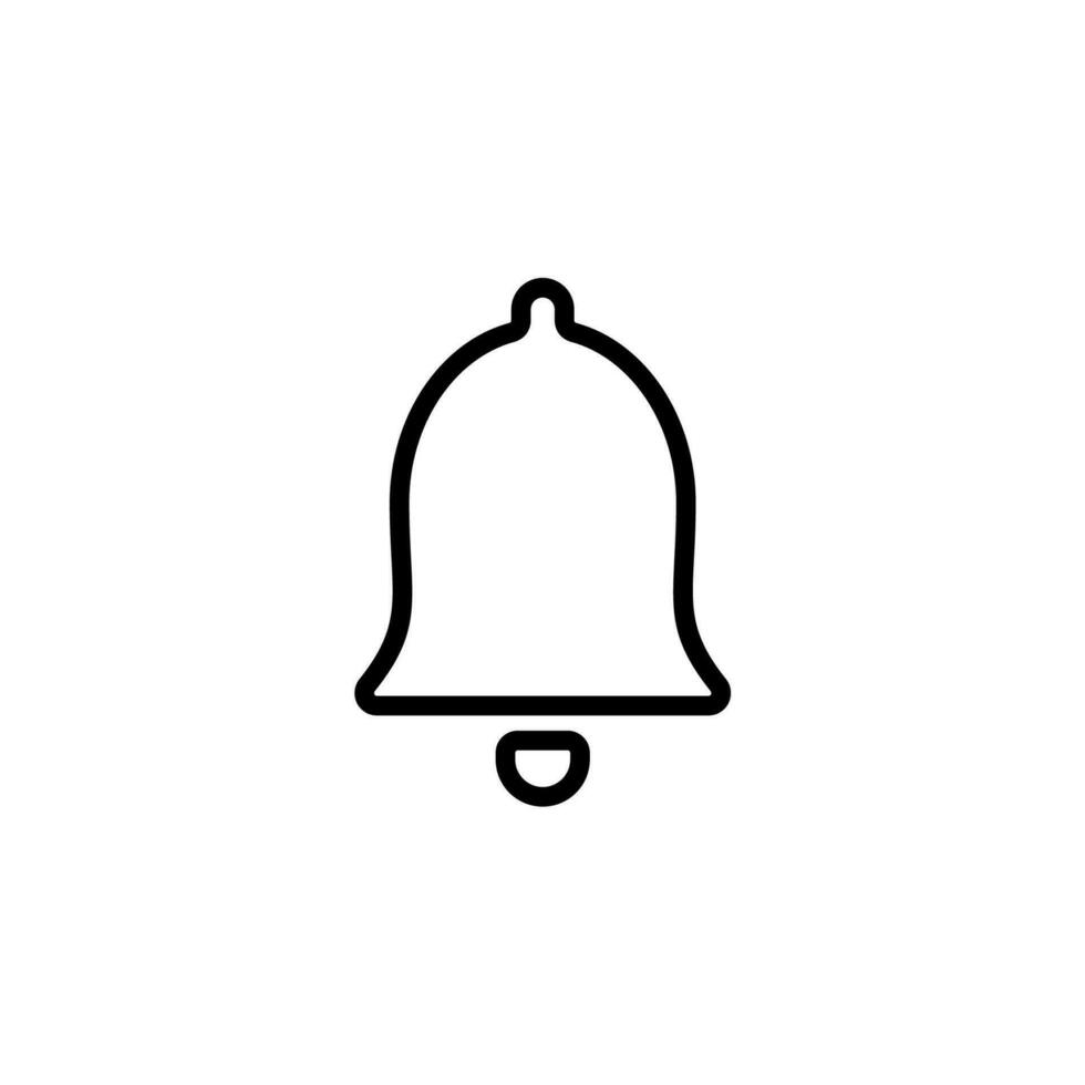 Notification bell icon set. Vector icon