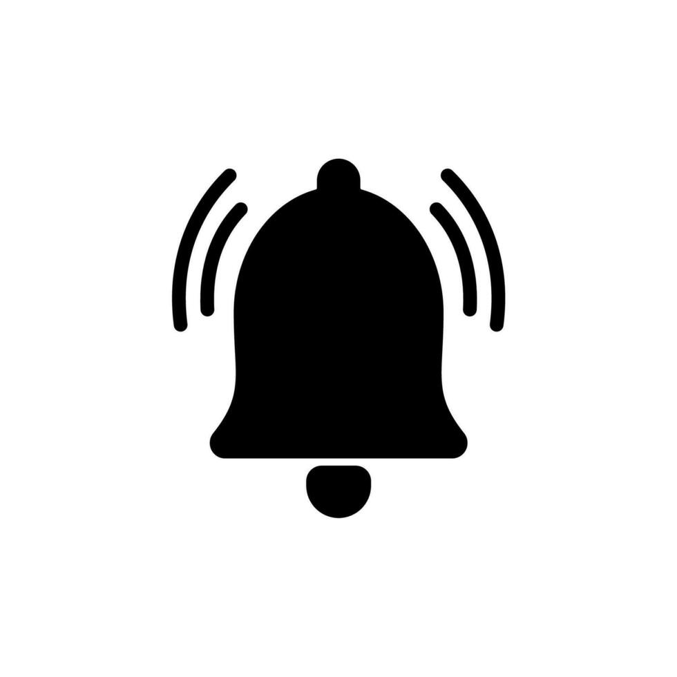 Notification bell icon set. Vector icon