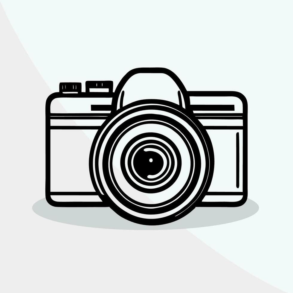 fotográfico cámara - máquina, tomar un imagen, foto vector