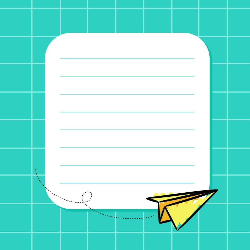 Back to school - school supplies - notepad, notebook and rocket vector