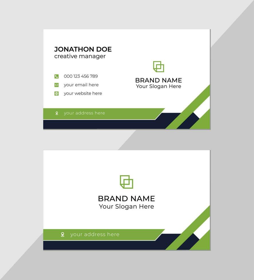 profesional corporativo negocio tarjeta modelo gratis vector