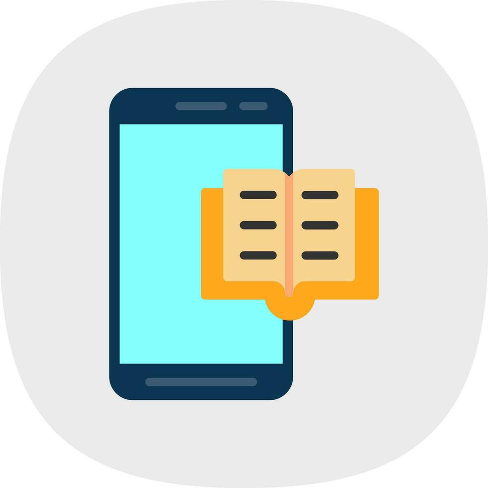 Reading Book  Vector Icon Design
