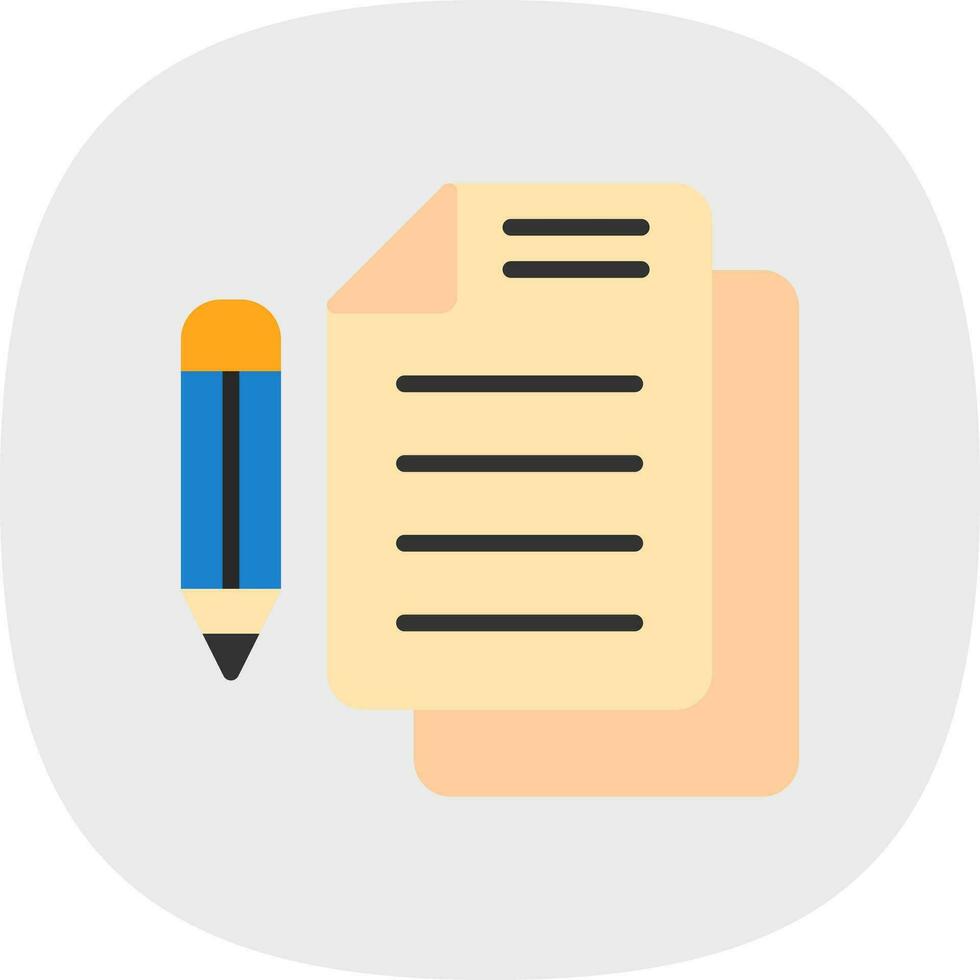 Contract Vector Icon Design