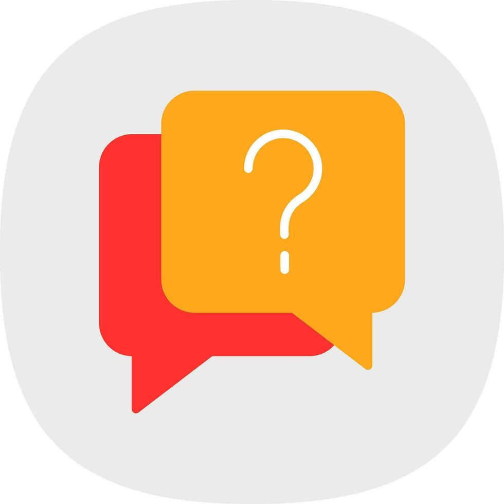 Question  Vector Icon Design
