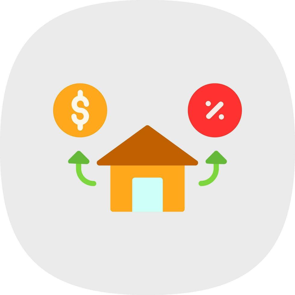 Mortgage Vector Icon Design