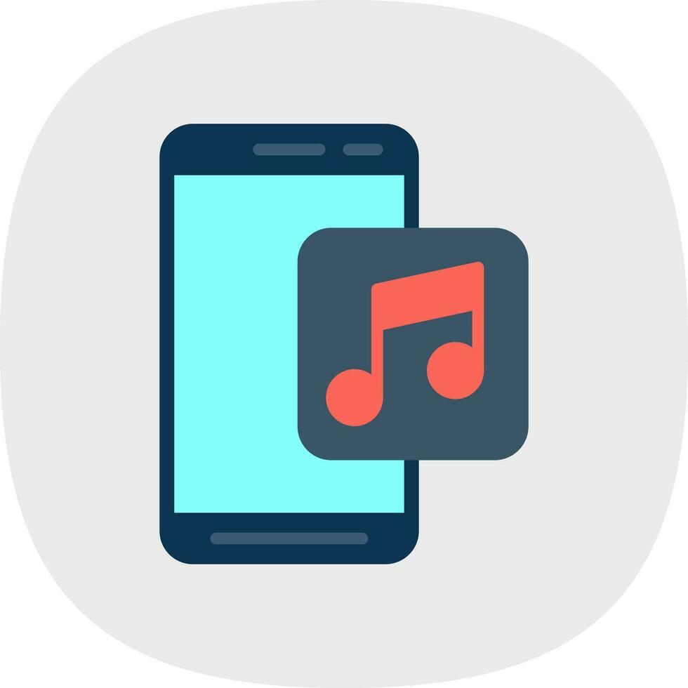 Music App  Vector Icon Design