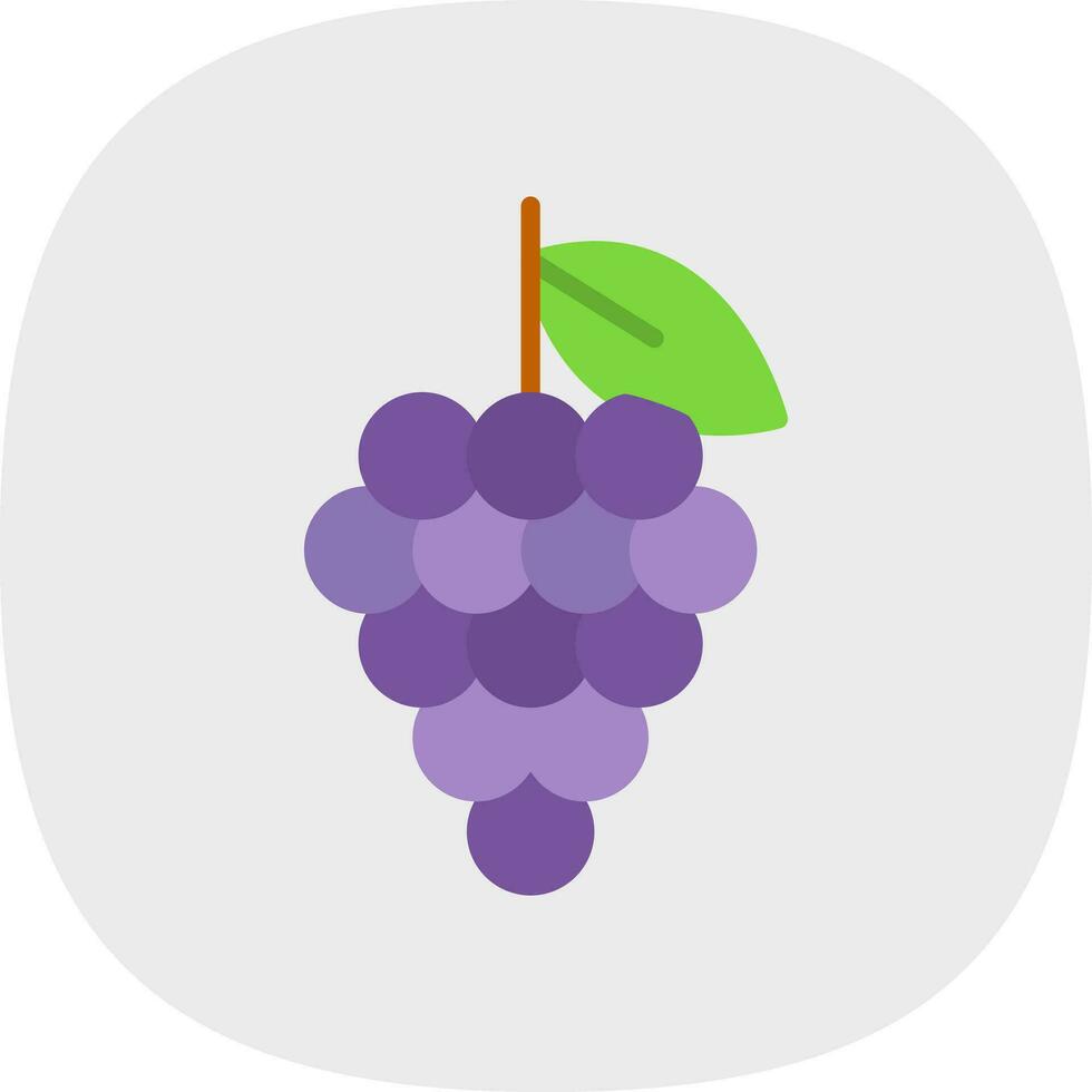 Grape Vector Icon Design