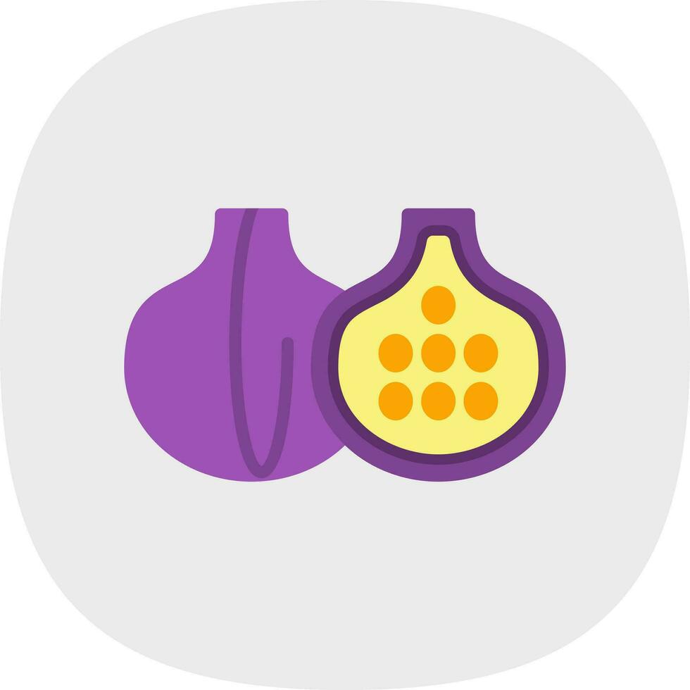 Fig Vector Icon Design