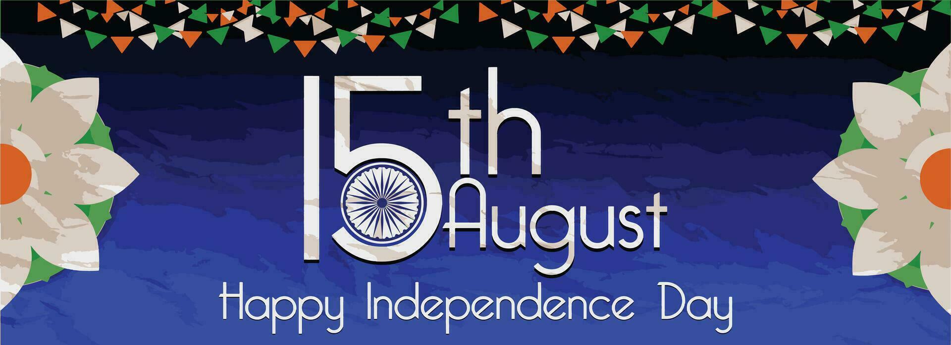 Happy independence day India Template Design Illustration design. vector