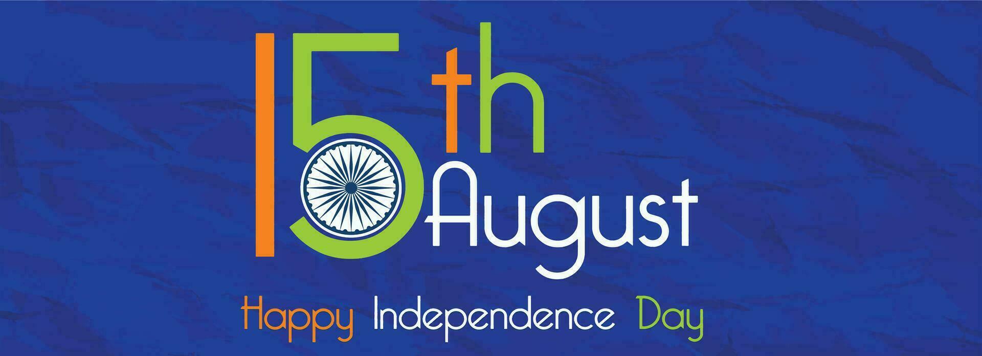 Happy independence day India Template Design Illustration design. vector