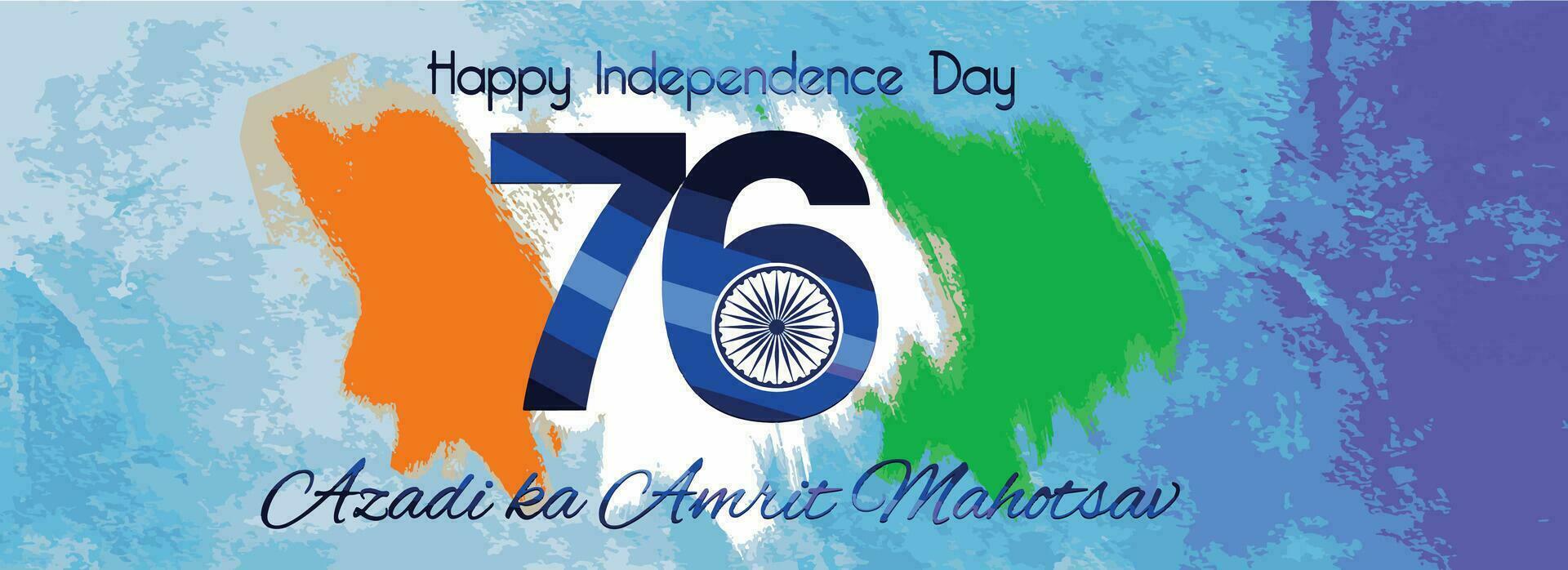 Happy independence day India Template Design Illustration design. vector