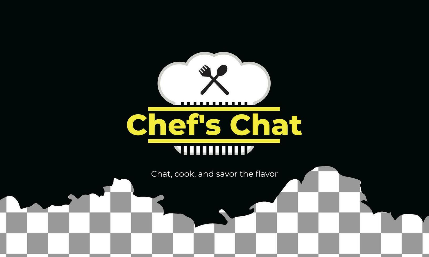 Chef's Chat Cooking Brand Logo Design For Restaurant Catering Food