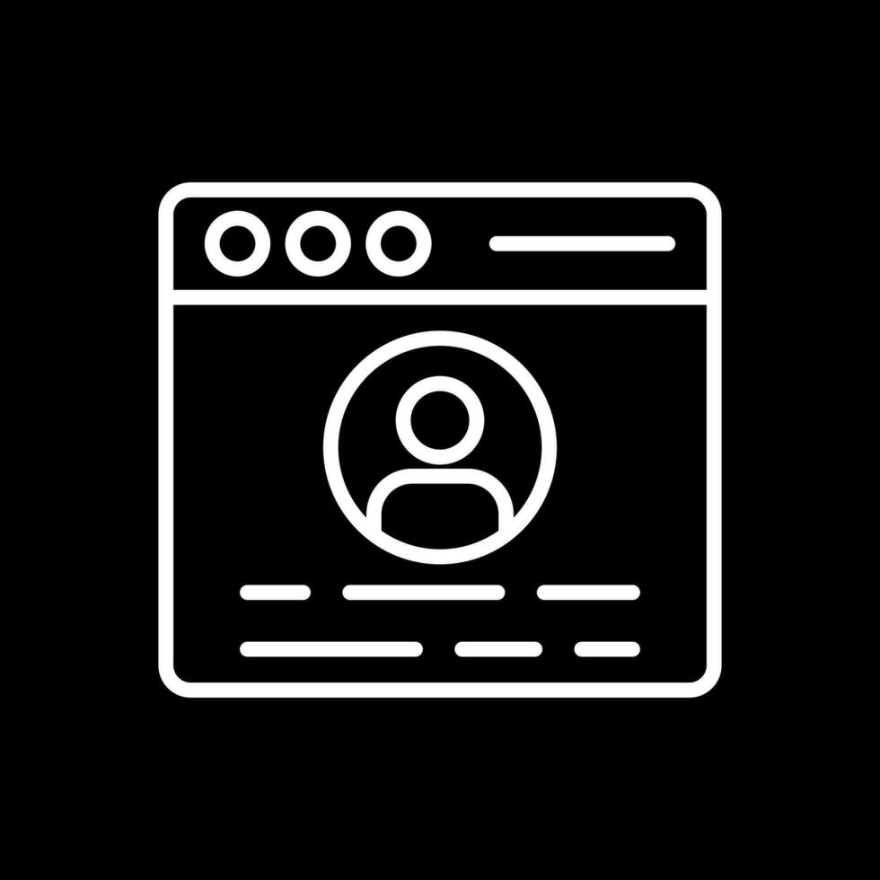 Profile  Vector Icon Design