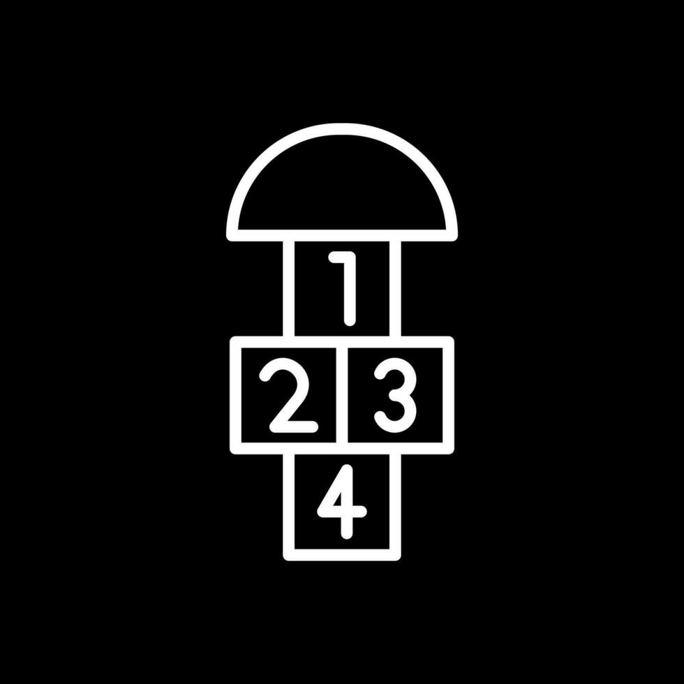 Hopscotch  Vector Icon Design