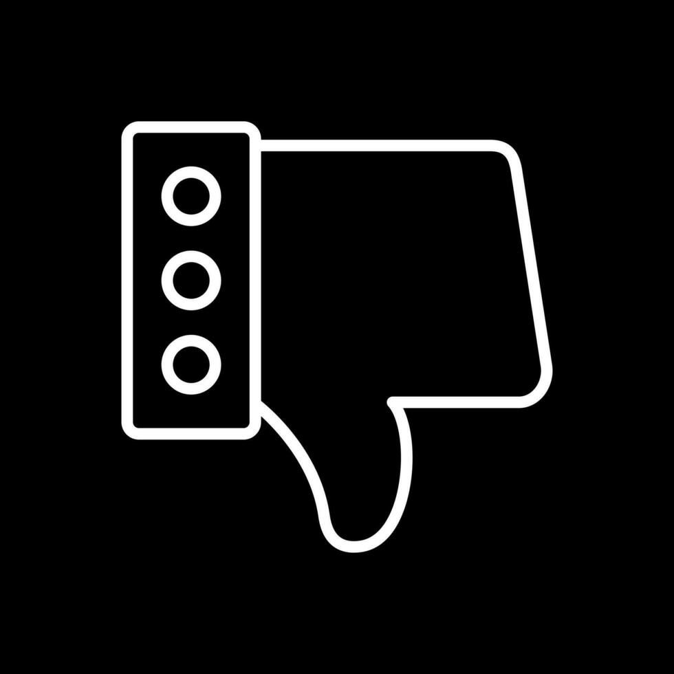 Dislike  Vector Icon Design