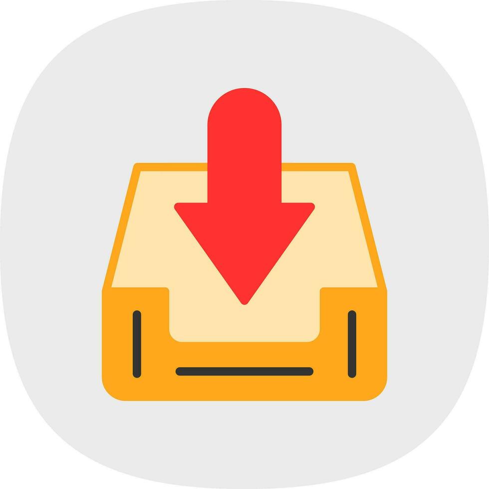 Inbox  Vector Icon Design
