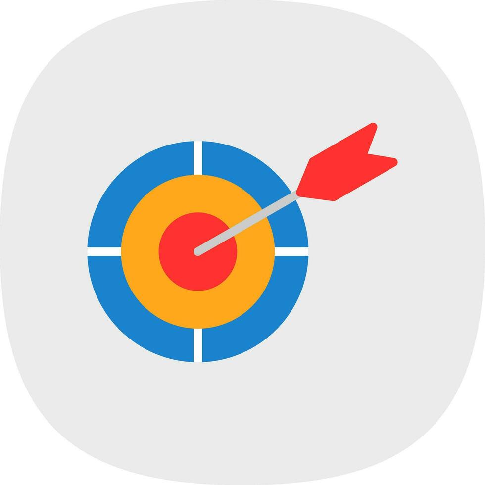 Dart Board  Vector Icon Design