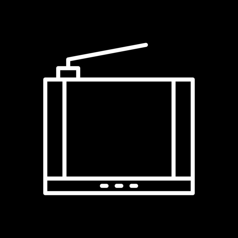 diseño de icono de vector de televisión