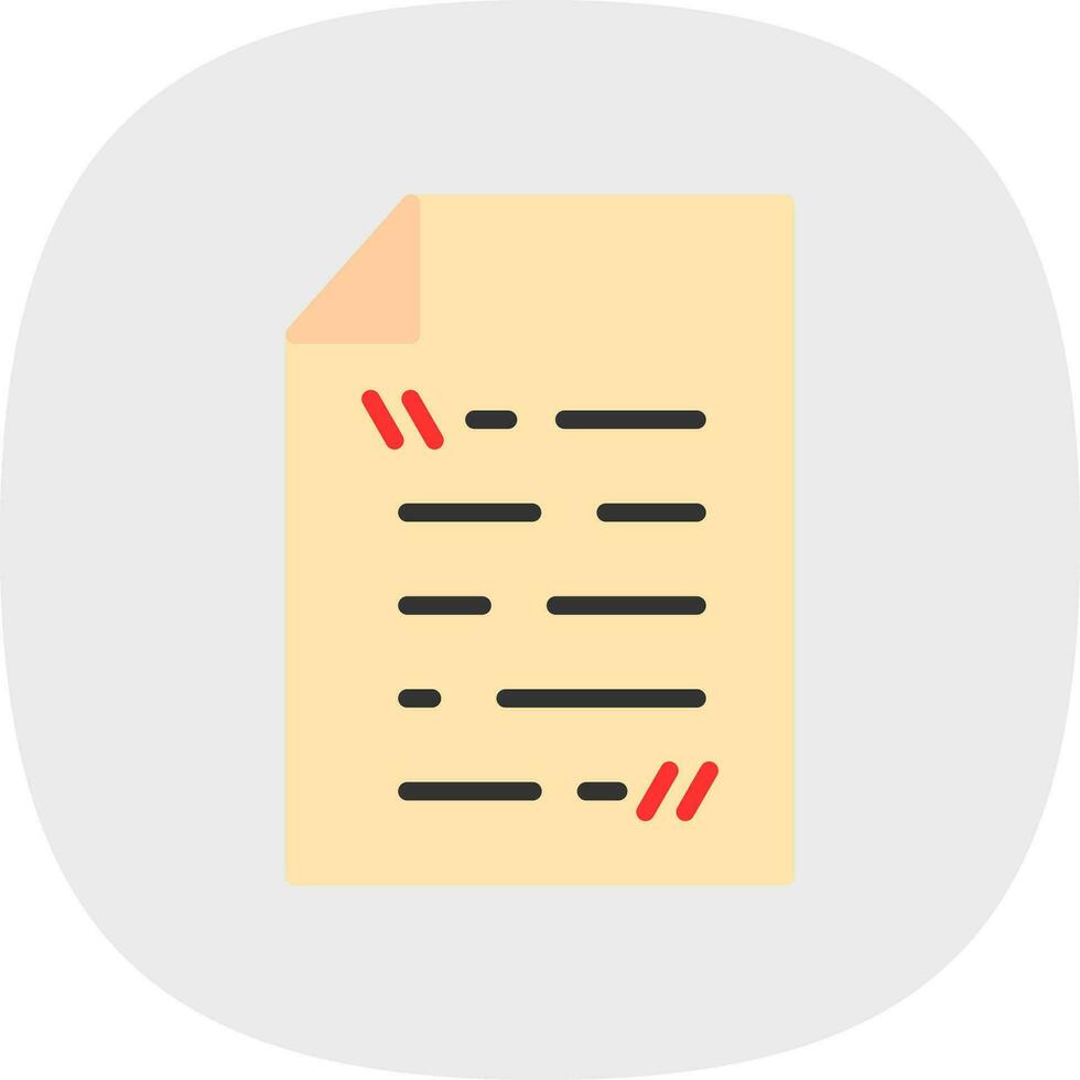 Quote  Vector Icon Design