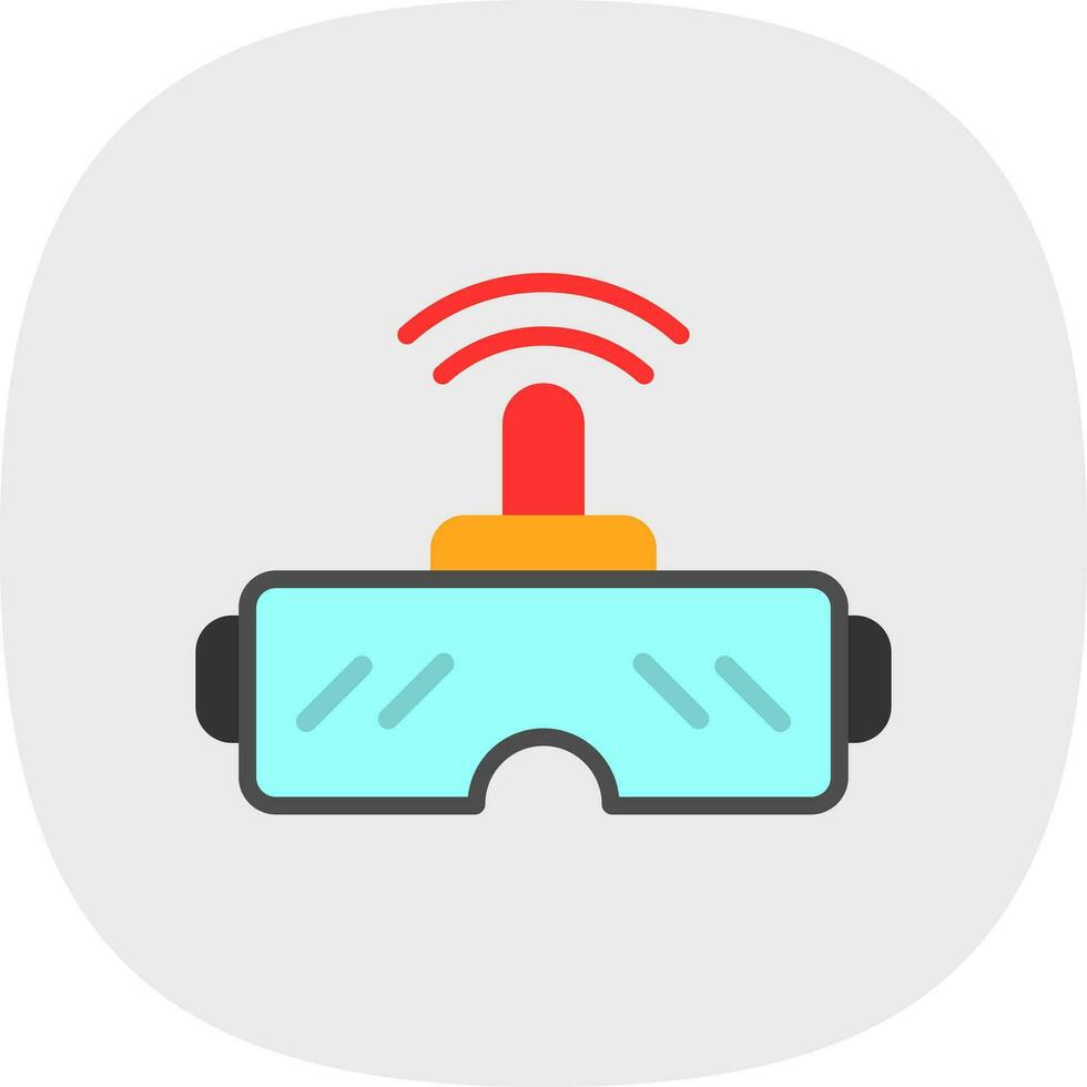 Virtual Reality  Vector Icon Design
