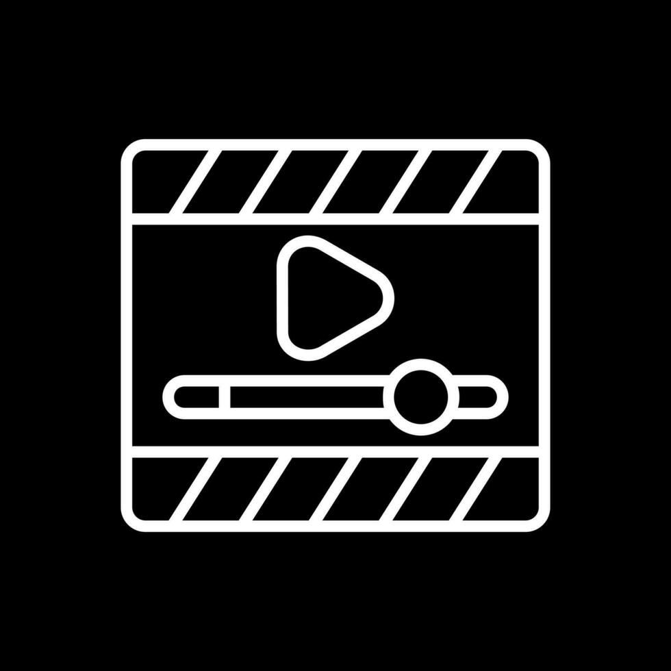 vídeo jugador vector icono diseño