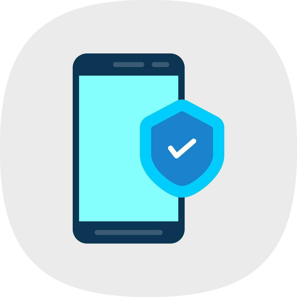 Mobile Security  Vector Icon Design