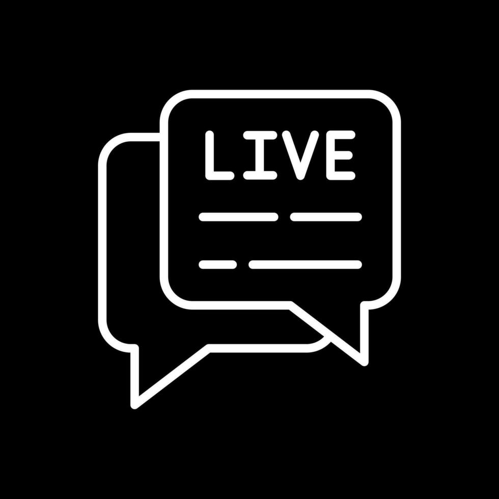 Live Chat  Vector Icon Design