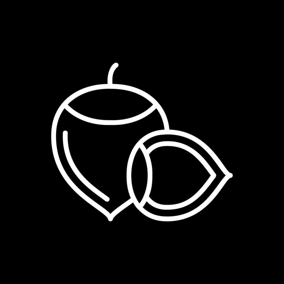 Hazelnut Vector Icon Design