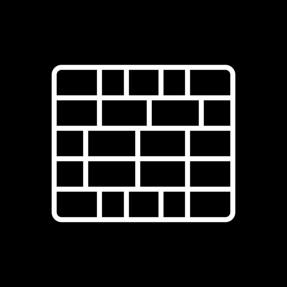 Brickwall  Vector Icon Design