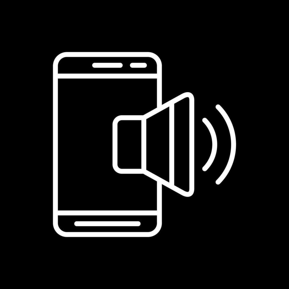 Mobile Sound  Vector Icon Design