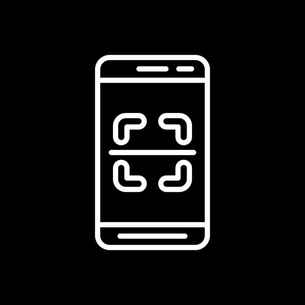 Mobile Scanner  Vector Icon Design