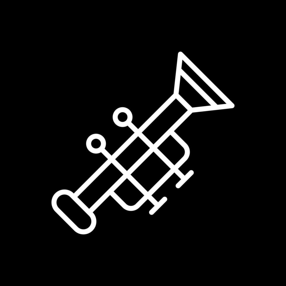 trompeta vector icono diseño